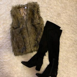 FAUX Fur vest